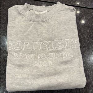 Columbia Law School Gray Sweatshirt
